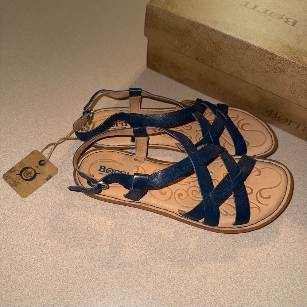 Born women’s size 9 M Eryka Blue Marine Fig - Picture 2 of 7